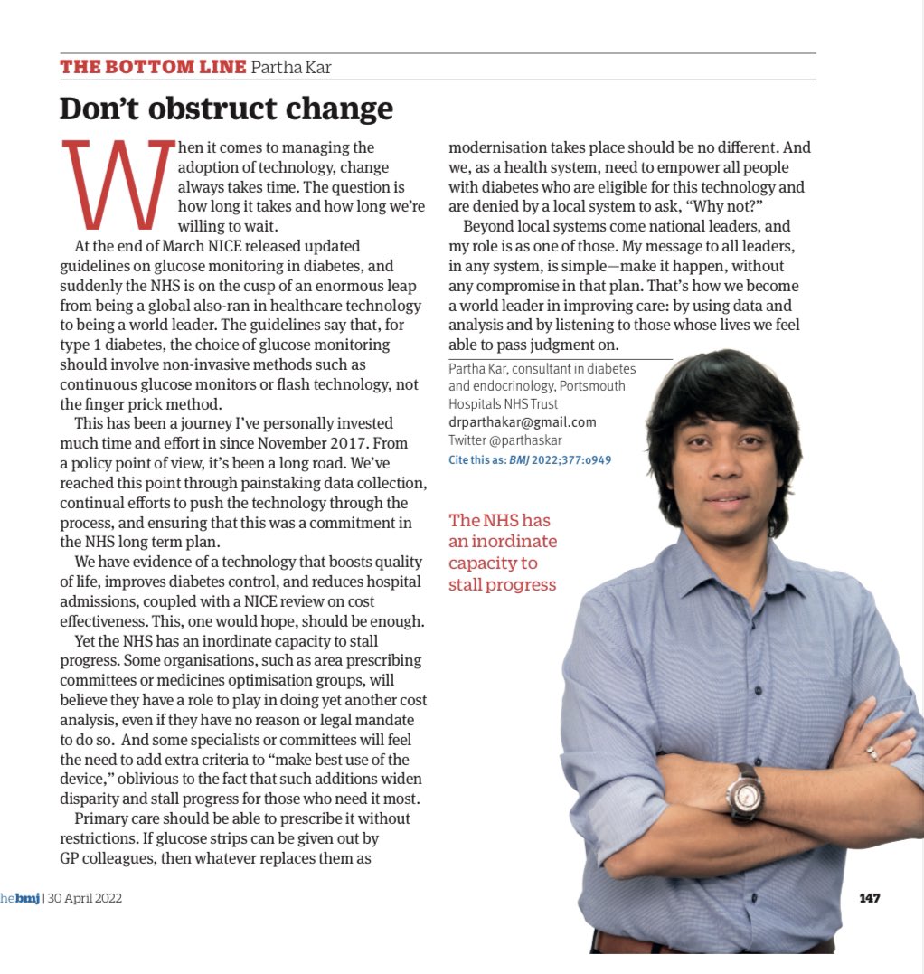 Let me repeat
If you add restrictive criteria,you deprive the ones who need support the most

Map of <a href="/NHSEngland/">NHS England</a> end Mar 2022 as regards access to #Flash #T1D
Top 10 and bottom 10 areas. 
Same NHS

And a clear message <a href="/bmj_latest/">The BMJ</a> 

"Don't obstruct Change"

bmj.com/content/377/bm…