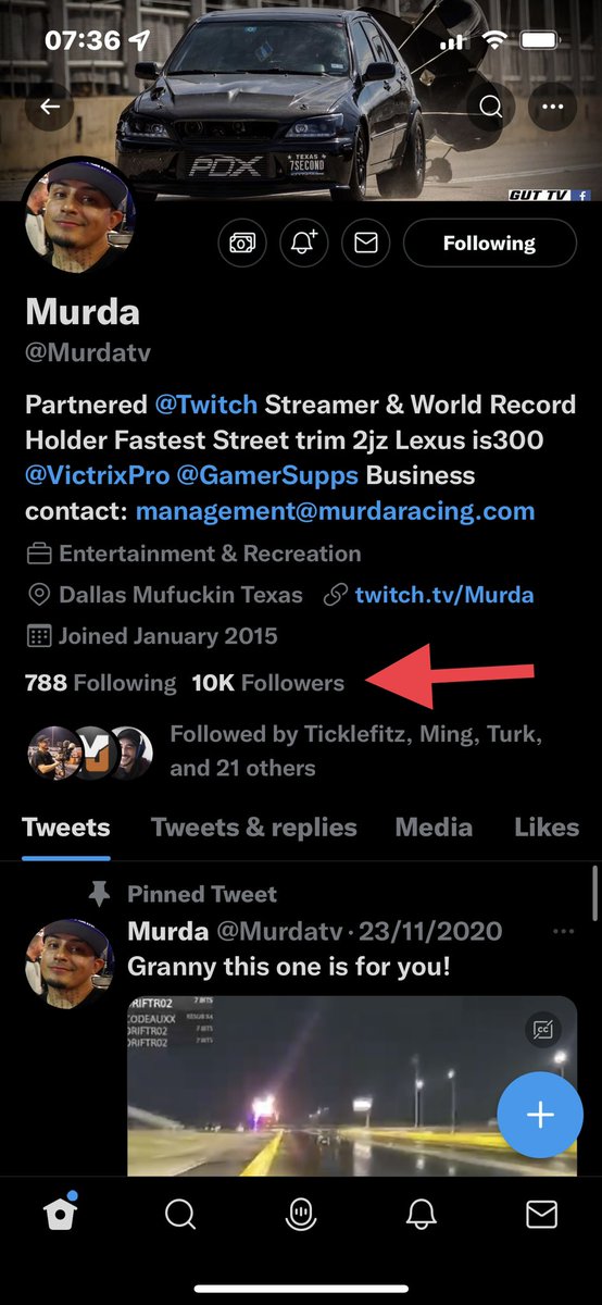 Well done on the 10k followers <a href="/Murdatv/">Murda</a>