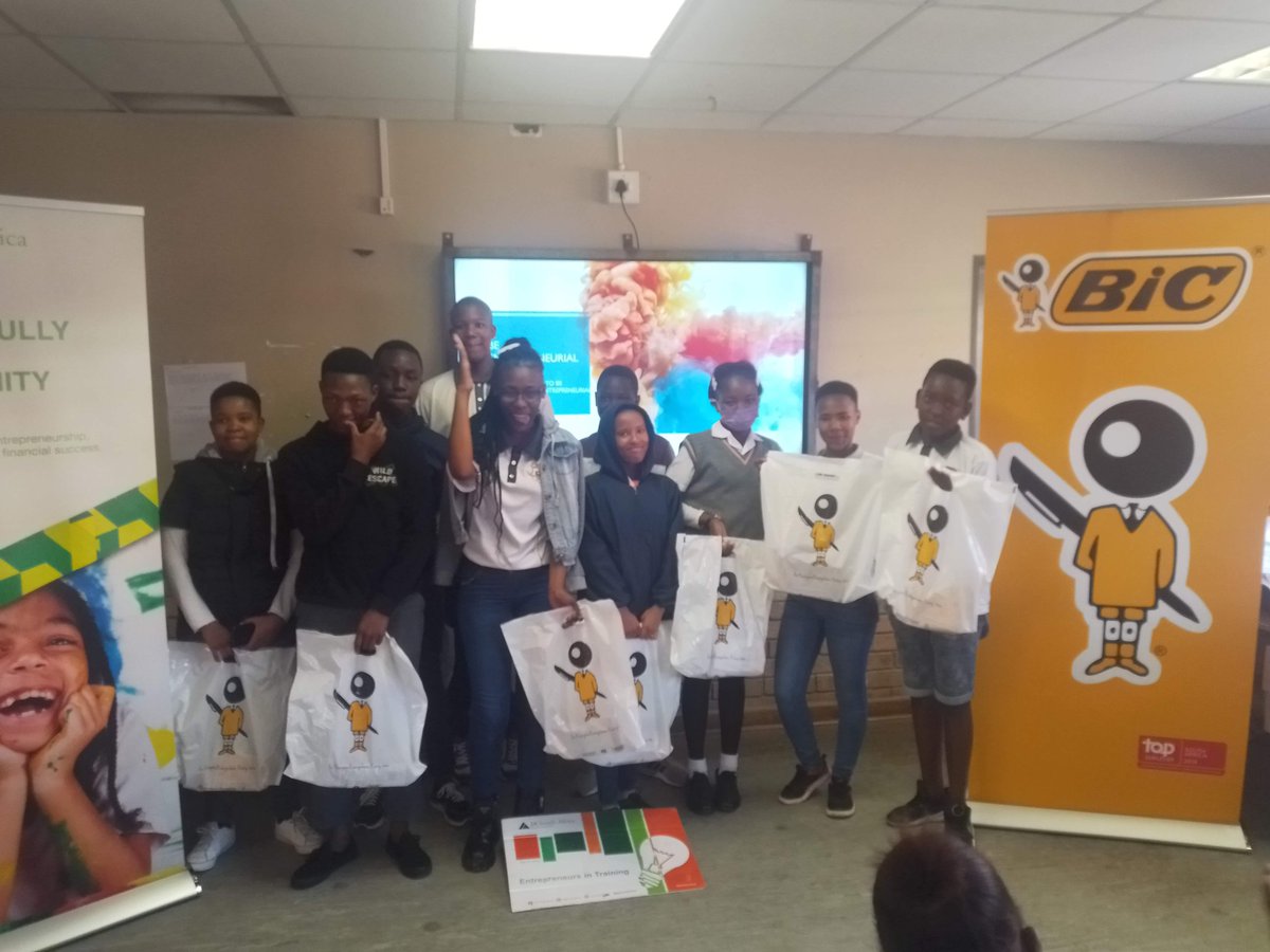 JASouthAfrica's tweet photo. Our partnership with @BICGroup will see us reach 360 learners in Gauteng, through our JA Be Entrepreneurial Programme.

Read more here:https://t.co/YVlzMj1pc3

#entrepreneurship #WeAreJA https://t.co/MVR2tx2EOk