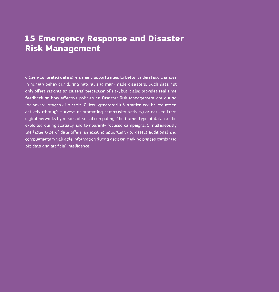Also the topic of #Emergency Response and #Disaster Risk Management could benefit from Computational Social Science! 
Contributions by <a href="/degroeve/">Tom De Groeve</a>, <a href="/valeriolorini/">valerio lorini</a>, <a href="/paolarufolo/">Paola Rufolo</a> and Peter Salamon.   
Have a look at the questions here 
👉europa.eu/!WMrV4V 
#CSS4P