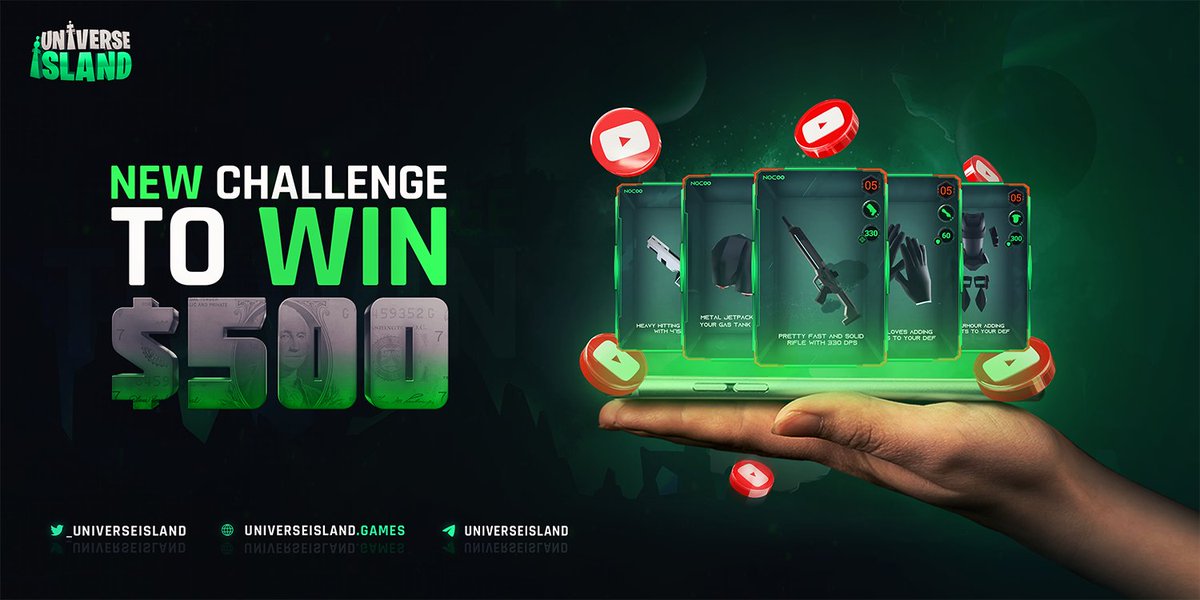 _UNIVERSEISLAND's tweet photo. 🚨 Ready to accept a NEW CHALLENGE? 🚨

Share your creativity and win $500! 💰

- Record your #NFT collection in NFT gallery 📲
- Edit, cut, and add music 🔥
- Share on #YouTube 📽

The most creative video wins! 🏆

DM your work on Twitter or Telegram ⬇

https://t.co/KSGGZBk0LM https://t.co/f1HclqUNgU