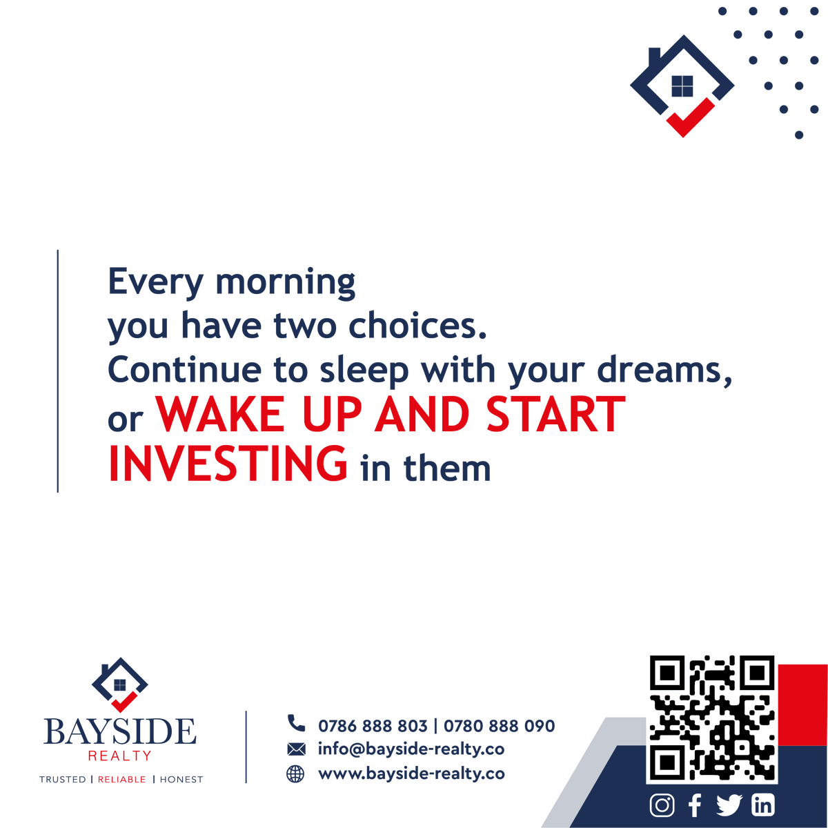 BaysideLtd's tweet photo. Start #Investing Today
#plotsforsale 
1. Konza Park 2 - Ksh. 1,000,000
2. The Zaria Village - Ksh. 8,400,000
3. Nyamathi, Naivasha - Ksh. 800,000
4. Joska, Kangundo Rd - Ksh. 750,000
5. Karai, Thogoto - Gikambura Rd - Ksh 3,500,000
6. Kiambu Marina Gardens - From Ksh 3,200,000 https://t.co/1QXqORE0wq