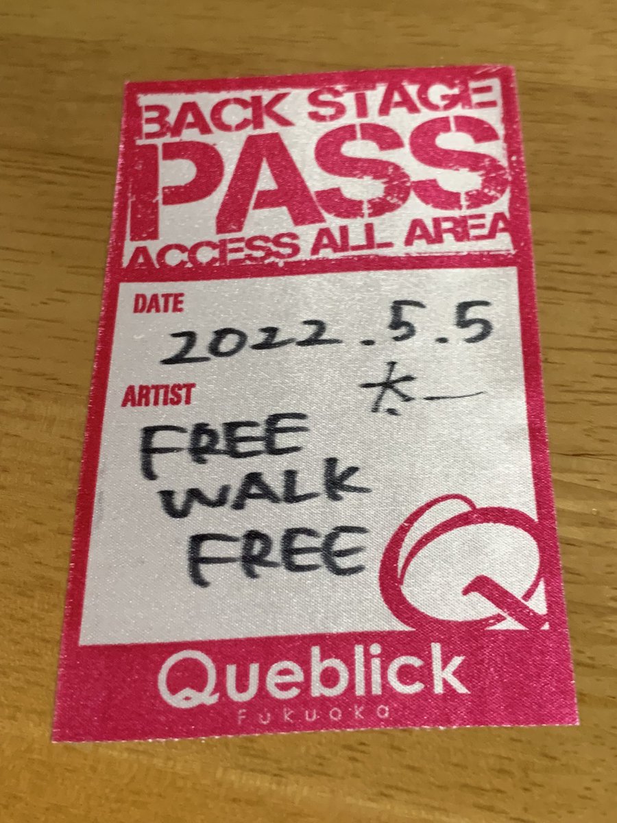 8an2ak3ea's tweet photo. FREE WALK FREE
太一パス♡
#FREEWALKFREE https://t.co/QYJXd76pIk