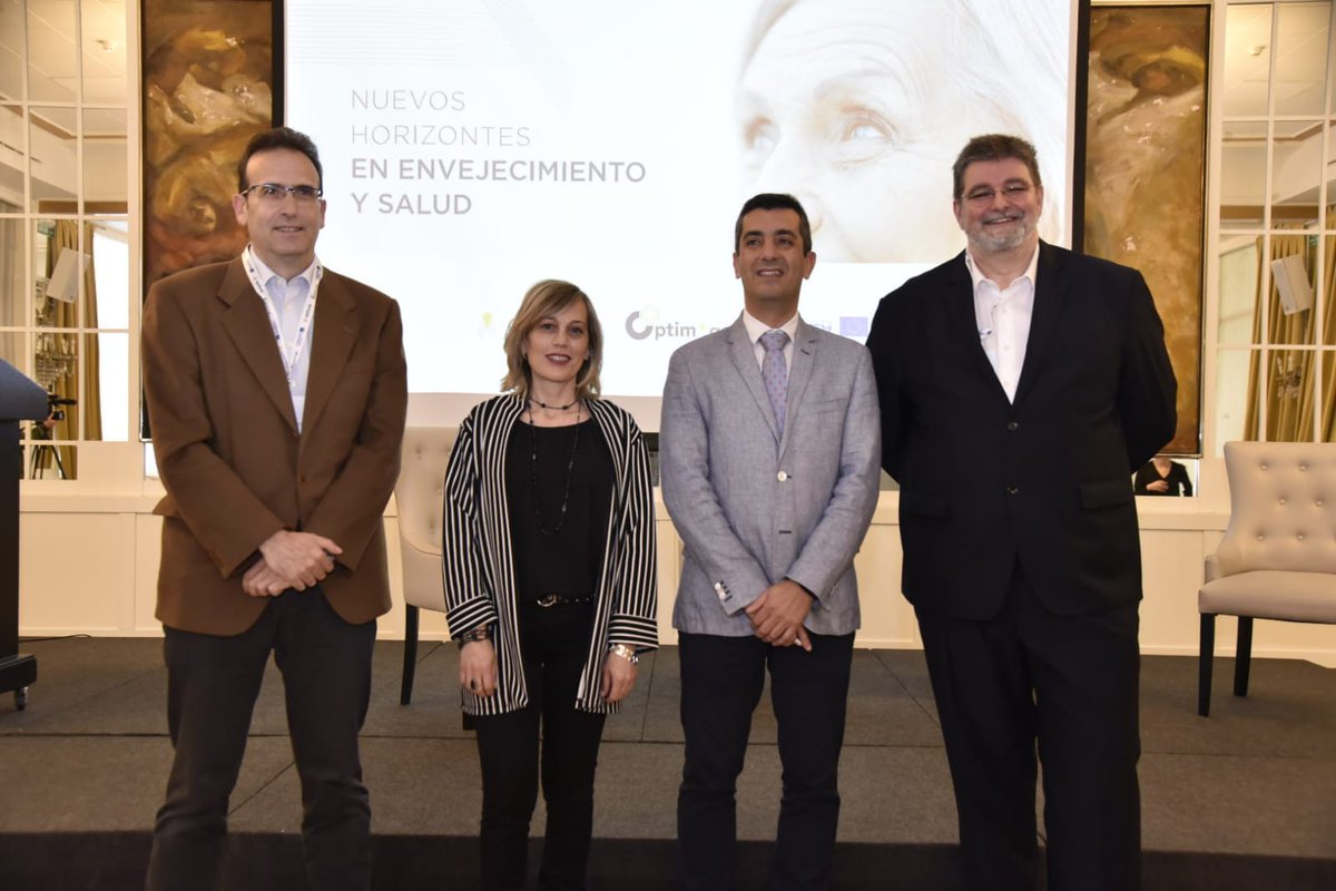 navarrabiomed's tweet photo. Arranca la jornada "Nuevos horizontes en envejecimiento y salud". N. Martinez, IP de #APTITUDE y #OPTIMAGE, destaca el los avances en gerontología. M. Fragoso, directora de gestión de @Navarrabiomed, insiste en la importancia de participar en proyectos europeos
#NavarreinEurope https://t.co/E6h8D4A6aC