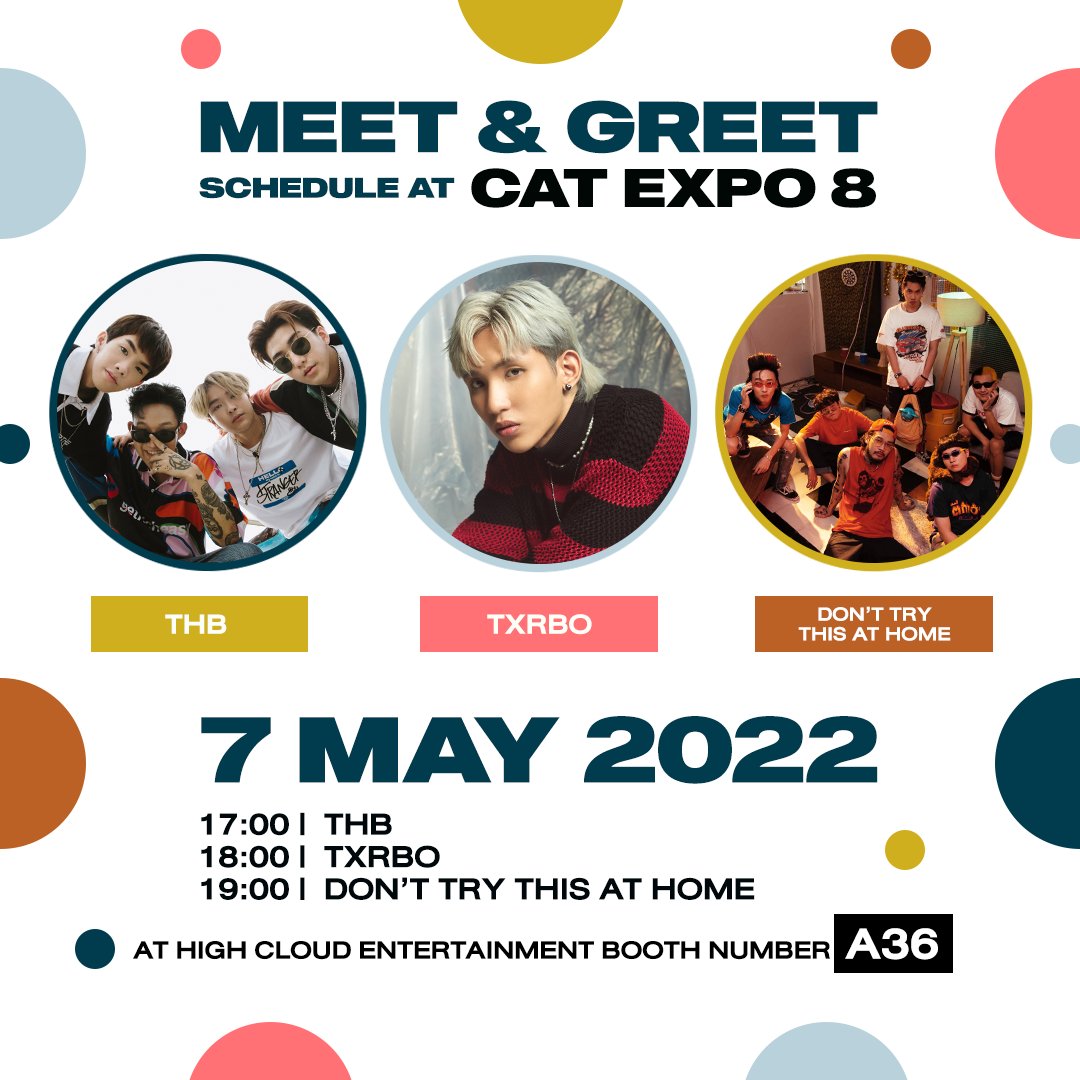 highcloudent's tweet photo. และแวะเวียนมาหาพวกเรากันได้ที่ Booth A36 ทั้ง 2 วันเลยนะ น้องหว่าหวา และ Bear Knuckle ก็ไปด้วย ❤️
ใครมีบัตรแล้ว เจอกันนนนนน

#CatExpo8
#Donttrythisathome #Txrbo #THB
#WHAWHA #BearKnuckle
#HighCloudEnt https://t.co/WIW8WF4W1M