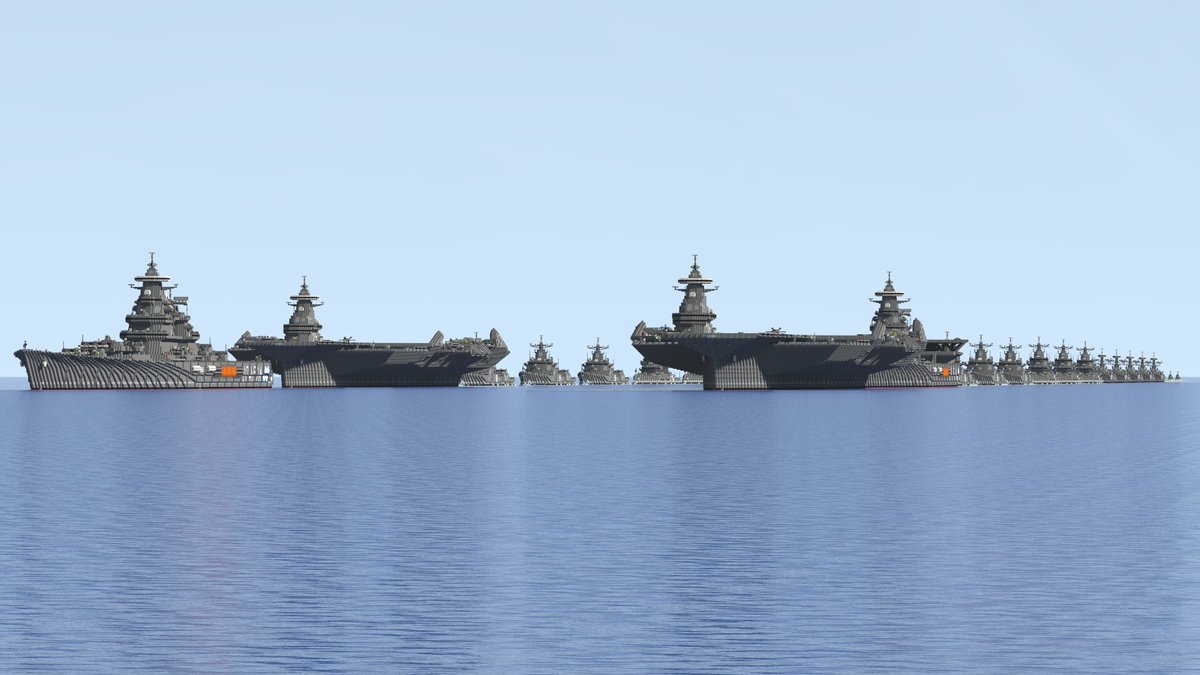 AFDF_Minecraft's tweet image. さて、もうGWも終わる頃だけどもっかい宣伝をば
マイクラで兵器作ったり、架空国家の設定作ったりしてる人です
フォローしてるとご利益（）があります
よろしくお願いします

#GWはフォロワーさんが増えるらしい 
#架空艦  
#架空国家
#minecraft建築コミュ