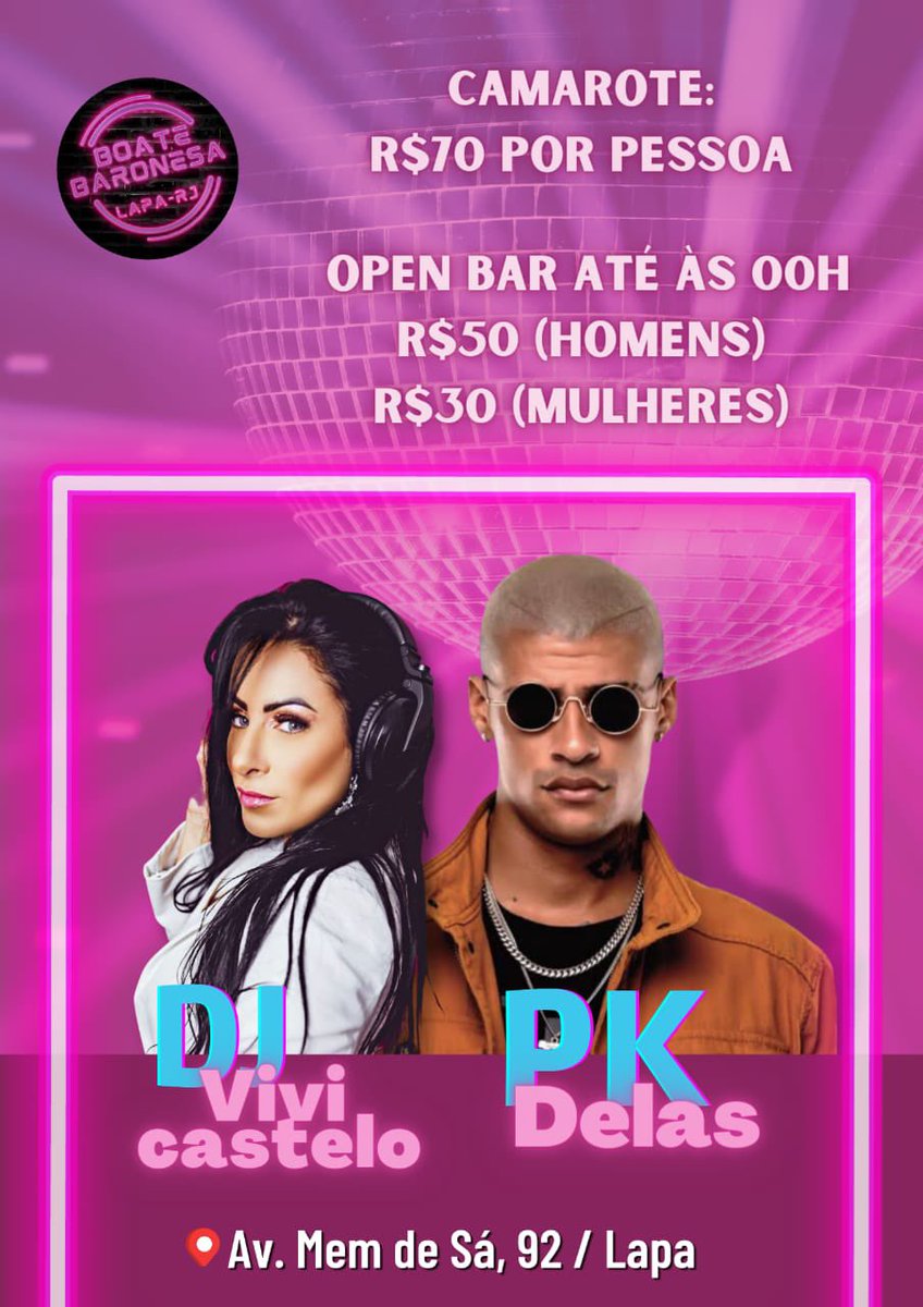 seveniprod's tweet photo. #sextou no Cabaret do @pkdelass https://t.co/FQlFy7uyuB