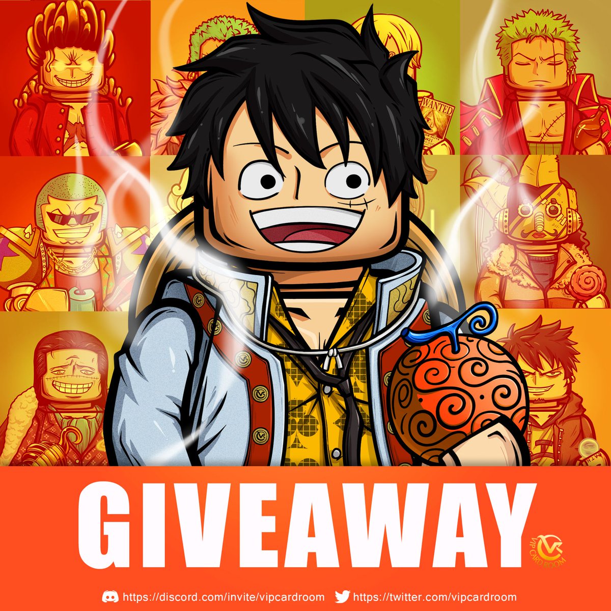 vipcardroom's tweet photo. 🚨HUGE GIVEAWAY ALERT🚨

🏆 3 SSSR class NFTs （Highest Rarity)
⏰ 48H 

To Enter: 
1⃣Follow 
2⃣RT, ❤️ &amp; Tag 3 friends
3⃣ Join discord : https://t.co/b6GQ5bCvfo
✅Complete the gleam task to participate!🔗https://t.co/m7VTdJgDZe

Winners will be announced in Discord! https://t.co/sDvBfLe98g