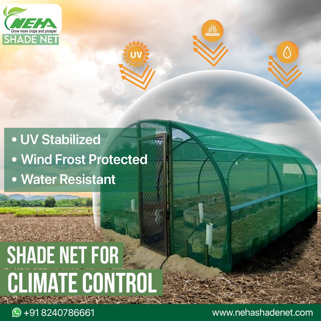 NehaShadenet's tweet photo. #ShadeNet For #ClimateControl
#NehaShadeNet is the ultimate Shade Net for Climate Control and light wave manipulation in the #Agricultural and #Horticultural industries.
#NehaImpex is the pioneer of All Quality #MulchFilms and #Shadenets Since 1991. https://t.co/qrrRc6SAzX