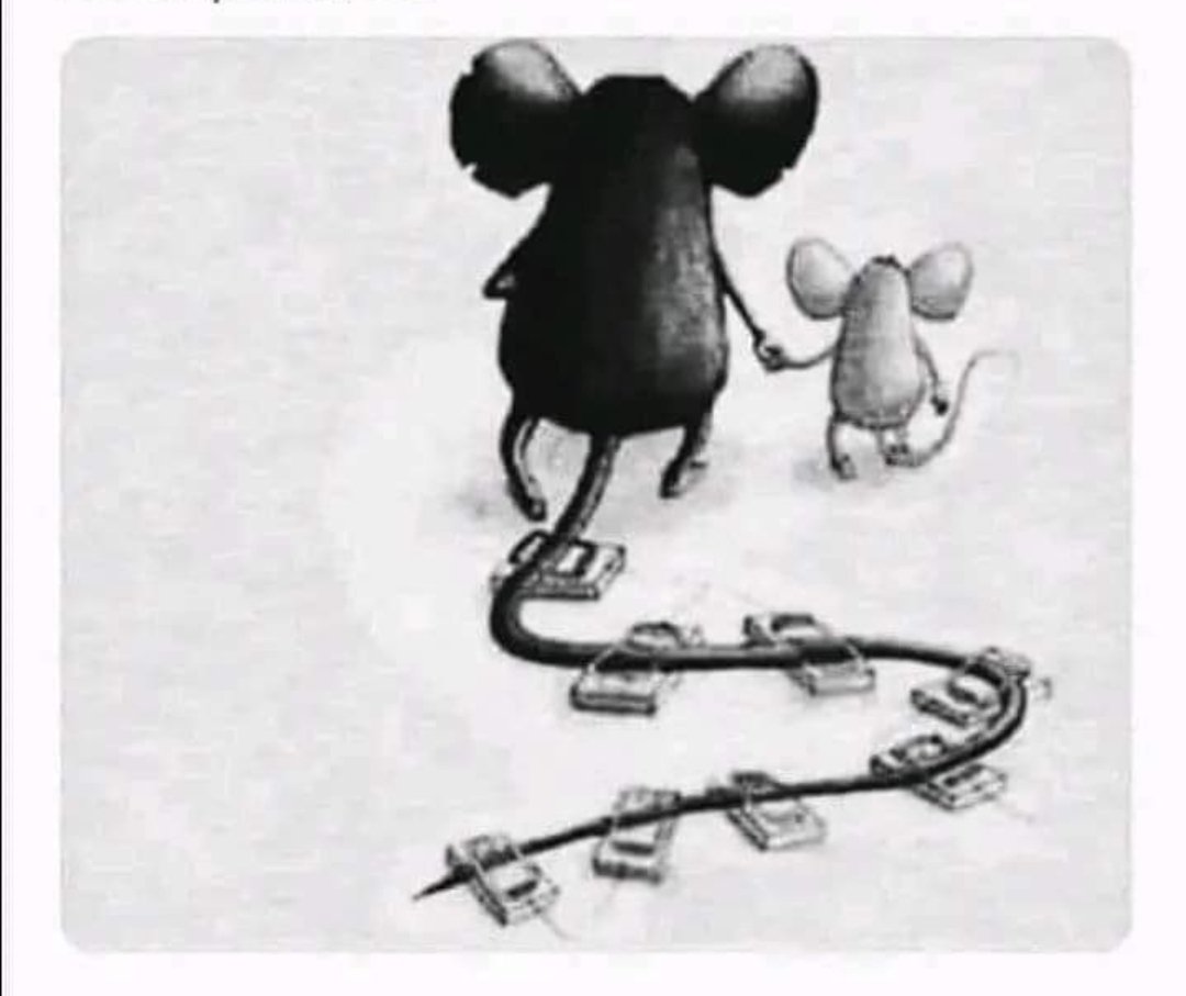 " -  ¿ Ya viste, papá ? No había ningún peligro .
   - Tenías razón hijo , pero quería acompañarte '. 💋