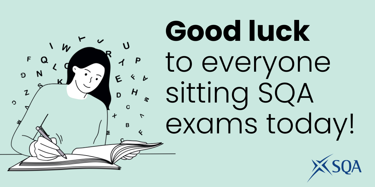sqanews's tweet photo. Today it's the turn of Higher and Advanced Higher Maths, National 5 Applications of Maths and Administration &amp; IT #SQAexams - all the best to everyone involved! https://t.co/bWd5v9d0WY