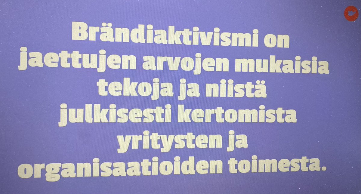 Yhdessä rohkein -esihenkilöpäivä <a href="/HDLsaatio/">Diakonissalaitos</a> käynnistyi kurkistamalla tulevaisuuden skenarioihin <a href="/kiiskile/">Elina Kiiski Kataja</a> johdattelemana. Yrityskansalaisuus ei enää riitä! Nyt on brändiaktivismin aika ja sitähän me ollaan tehty aina #sydänmukana