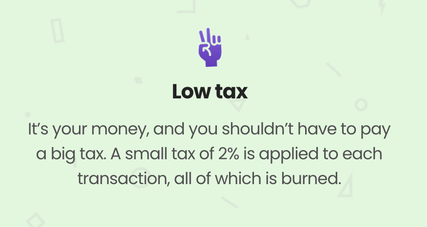 rottstoken's tweet photo. We believe that high-tax tokens have no future. With $ROTTS, the tax is 2%, and it can be reduced if the community wishes, and never increased.
Check 🌐 https://t.co/Brd0yftbkv and join us 💬 https://t.co/Z39aTGZ4w5
—
$sani $cult $ape $looks $thry $robby $doge $shib #saitama https://t.co/uiwyWBnfkR