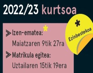 LH gara!! Eraikuntzarako, zurgintzarako, instalazioetarako eta arriskuen prebentziorako lanbide heziketa. Hasi da izena emateko epea, ez ahaztu!! Zure zain gaude.