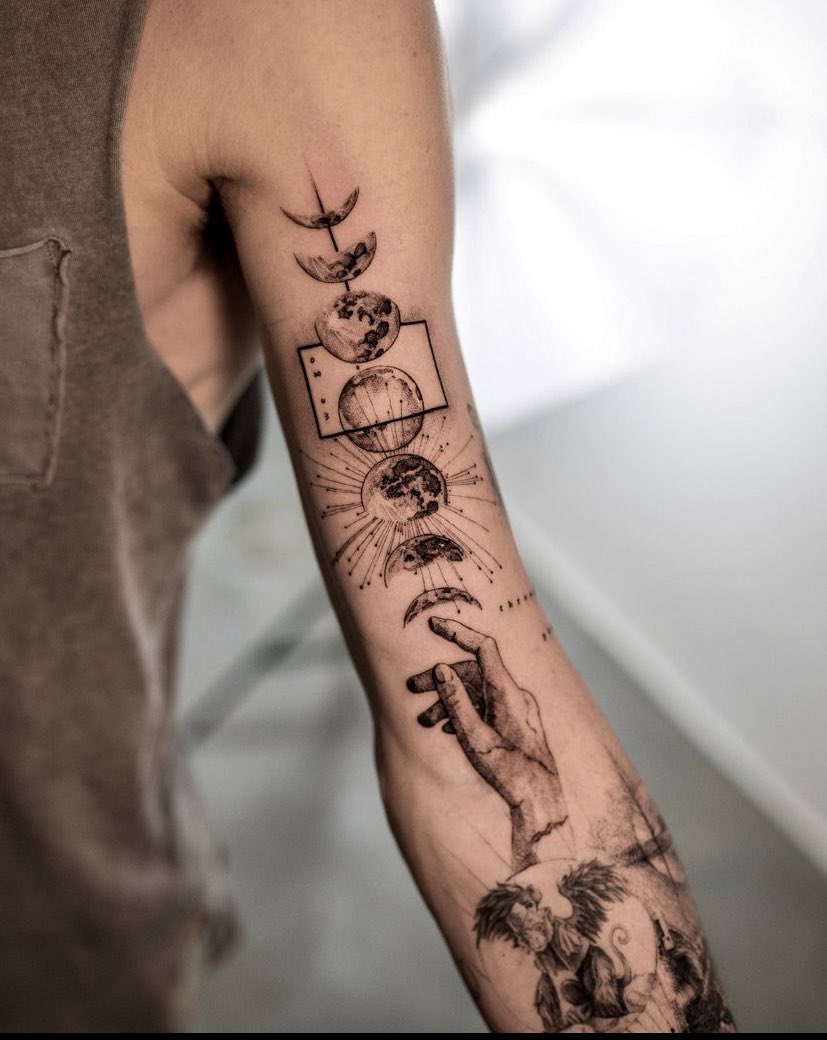 3rdworldraq's tweet photo. What is this tattoo style called? #tattoos https://t.co/O27biTGrbt
