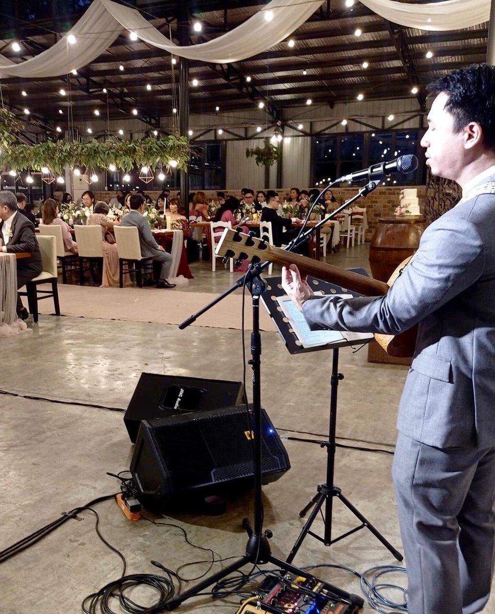 Wedding gigs are 💯 Congrats to Macky and Daniella!