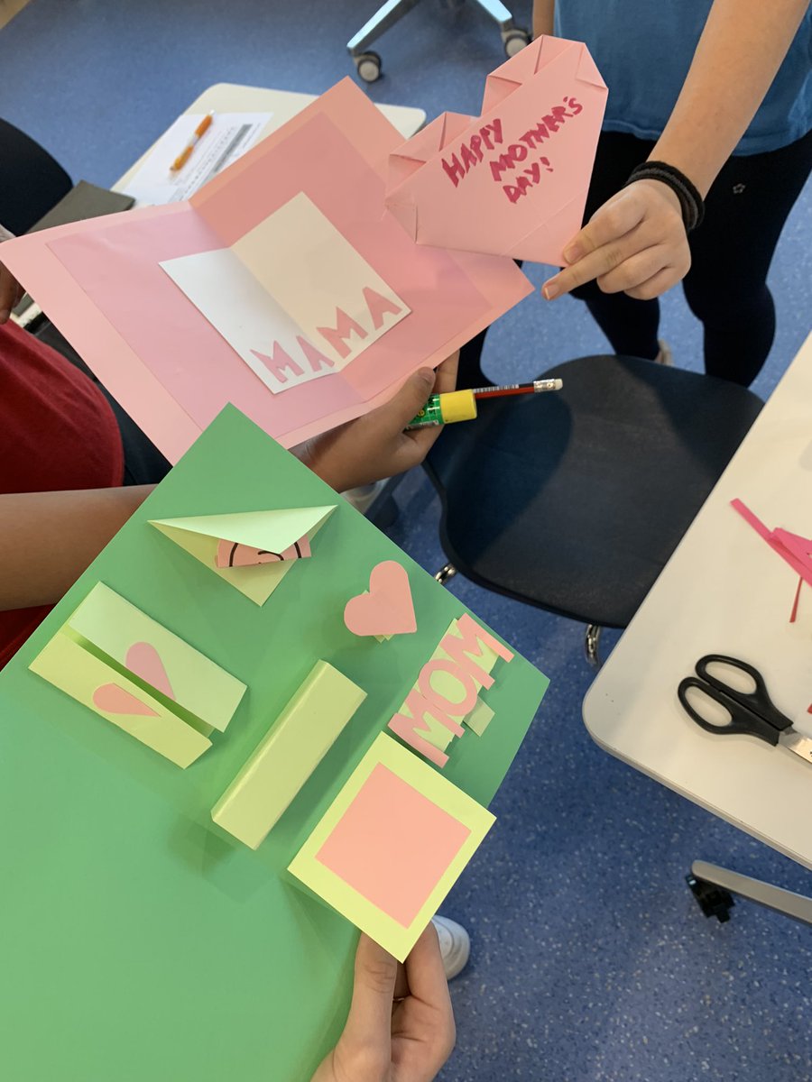 brianelshoff's tweet photo. Today’s activity is worth a mention. Kids had a work day in math today. Never seen such motivation! Check practice answers, complete summative, then make your MOM a #MothersDay card! We were working on the math standard: ❤️ 5.08.22 https://t.co/rZdvjLl4Mh