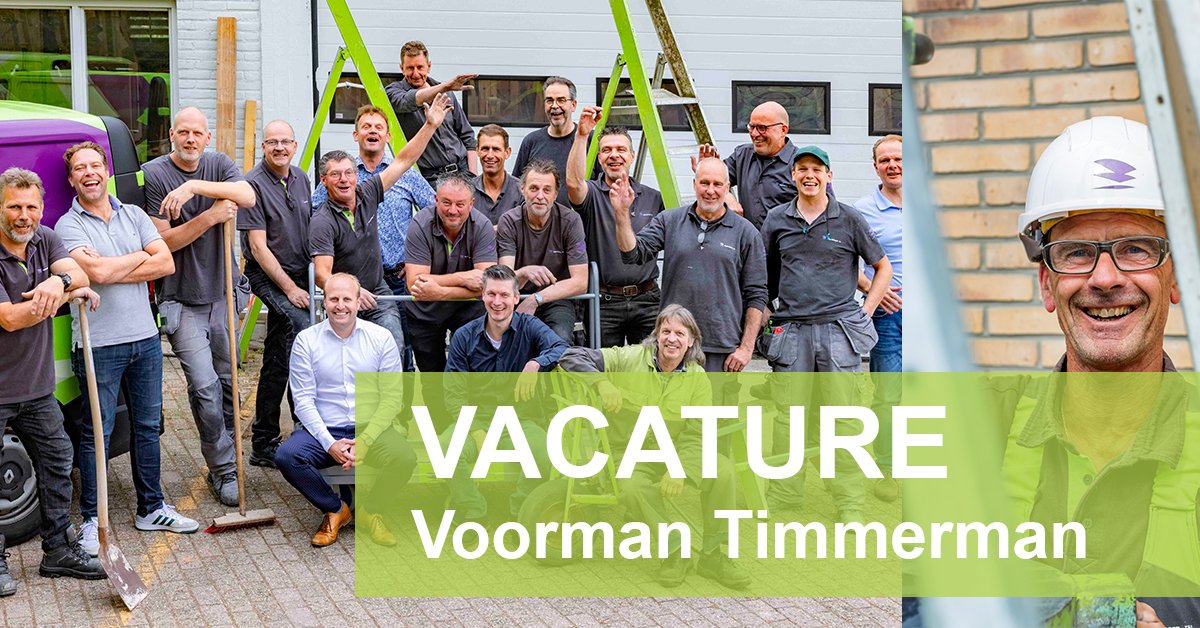V A C A T U R E  voorman/timmerman! 
Wil jij ook: 
✅ Werken bij een organisatie die jouw Veiligheid op 1 zet? 
✅Dagelijks in een gezellig team werken aan mooie projecten voor fijne klanten?
Check dan de vacature: hazenberg.nl/vacatures/voor…