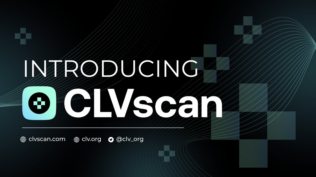 Lucent_Network's tweet photo. 🥁Introducing #CLVScan🍀

An all-in-one blockchain infrastructure🚀

✅ CLVscan is the native #explorer to CLV Parachain (P-Chain).It provides users with access tools &amp; network data that provide comprehensive insights into the #CLV chain. 

📚More details:
https://t.co/aimdAyEx6n https://t.co/uejkkCGa1D