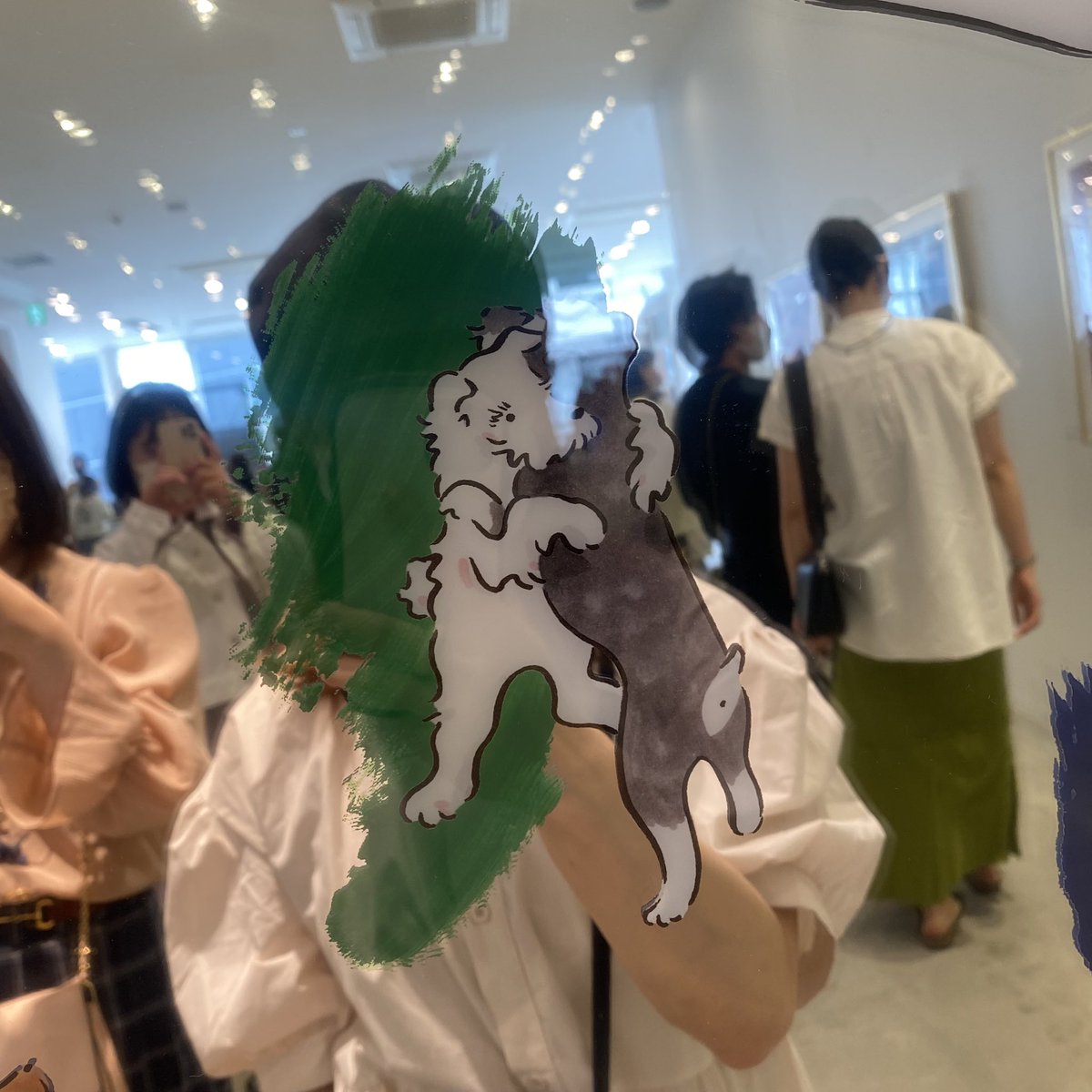 正規版 foxco 渡邉香織 複製原画 おばけいぬ テラスハウス テラハ