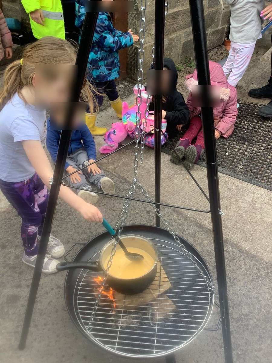 QueensferryELC's tweet photo. Some of the children enjoyed cooking on the campfire. We chose to cook some scrambled eggs! The children were learning about safety while cooking outdoors and enjoyed the spoils of their labour!
#Outdoors #CampireCooking #TeamELC #LifeSkills https://t.co/z6wI5kLHmD