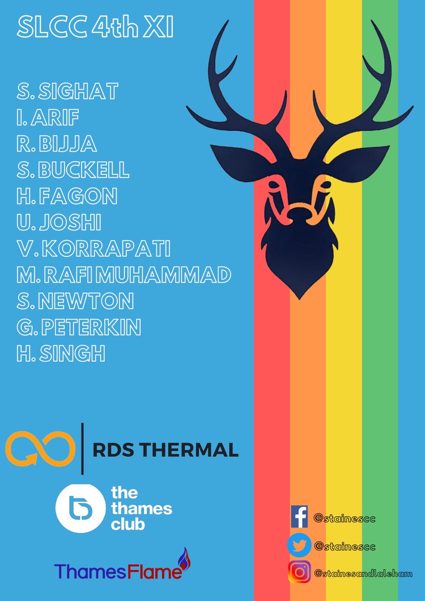 stainesmiddxcc's tweet photo. Your sides for our weekend fixtures

1️⃣ v @eghamcricket 🚕
2️⃣ v Kenley 🏠
3️⃣ v @WVCC_Cricket 🏠
4️⃣ v @ValleyendCc 🚕 https://t.co/obIXgnE8ko