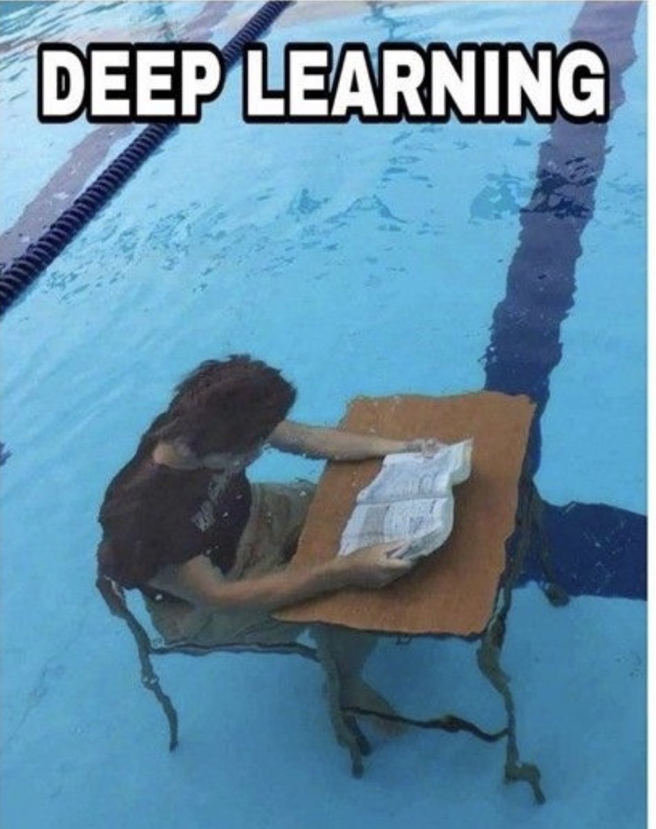 Real #DeepLearning 🤷🏻‍♂️😁 #HappyThursday my #DigitalFriends😎

#ThursdayFun #AI #MachineLearning #fun #Thursday #ThursdayMood <a href="/jblefevre60/">Jean-Baptiste Lefevre</a> <a href="/Nicochan33/">Nicolas Babin</a> @MargaretSiegien <a href="/DeepLearn007/">AI</a> <a href="/SpirosMargaris/">Spiros Margaris</a> <a href="/Xbond49/">Xavier Gomez</a> <a href="/KanezaDiane/">Diane Kaneza 🌍</a> <a href="/mvollmer1/">Dr. Marcell Vollmer 🇺🇦 #StaySafe #CES2025</a> <a href="/Shi4Tech/">💙 #TechForGood 💙</a> <a href="/Analytics_699/">Mack</a> <a href="/elonmusk/">Elon Musk</a> 
V/<a href="/HamidTaebi/">Hamid Taebi</a>
