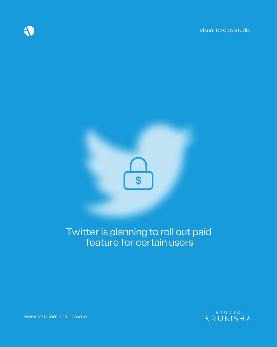 studioarunisha's tweet image. Is it a good idea? 👀

#studioarunisha #visualdesignstudio #designagency
#twitter #socialmedia #news #elonmusk #design #tweets #tweet