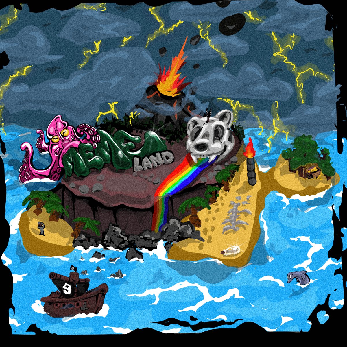 lionzyl's tweet photo. welcome to @memeland  

find the treasure 🕵🏽‍♂️

🏴‍☠️🏴‍☠️🏴‍☠️🏴‍☠️

Hi @9gagceo  

@GhostLuu 
@Jota_Hache_Eme   
@keung  
@9GAG https://t.co/6PDxWaNNVX