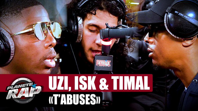 SkyrockFM's tweet photo. 🚨 Hier soir @OfficielUzi,
@Isk17binkss et @timaltropchaud ont lâché en LIVE #TAbuses dans @Planete_Rap !! 🔥
🎥 https://t.co/oiGn5DjWEq
Et RDV à 20H pour la dernière de la semaine @Planete_Rap d'@Isk17binkss !! 💥 #ISKSurSkyrock https://t.co/6NplivkD4Z