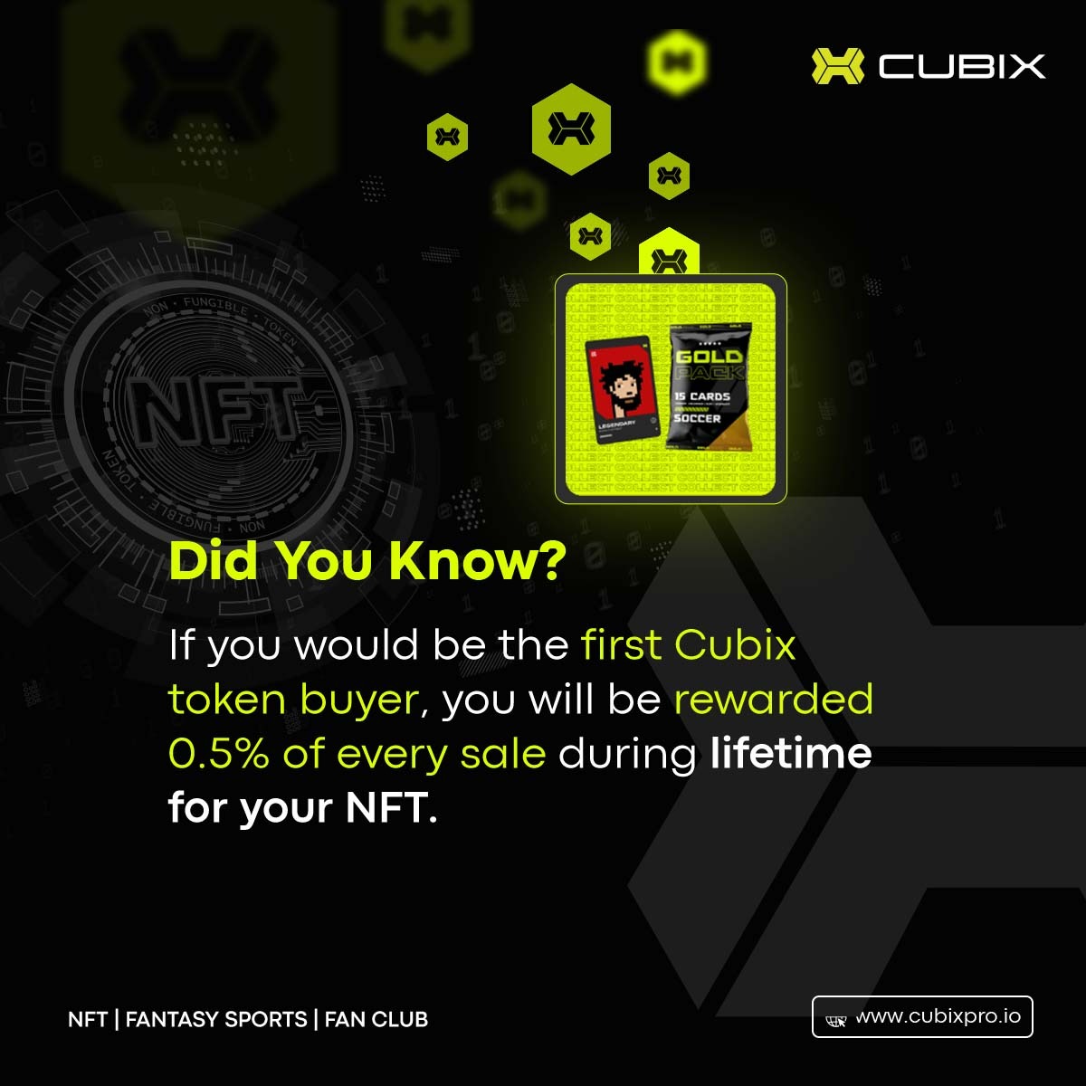 cubix_world's tweet photo. 🤔🔥That sounds interesting, isn’t it? 💯🤑
For more info check out the following links:
🔗Website: https://t.co/siUHUjphqv
↗️Telegram: https://t.co/dtS28CfF9A
#NFTs #NFTgame #nonfungibletokens #FantasySports #fantasygame #sports #blockchain #cubixpro #token #tokenomics https://t.co/jSfYGp8gPq