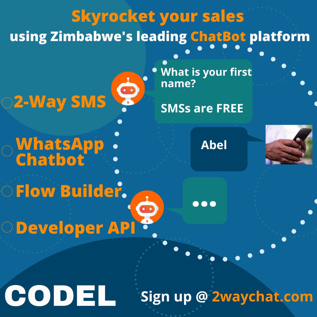 codel_smartech's tweet photo. Use our Flow Builder to easily develop a 2-Way SMS or WhatsApp Chatbot. Eliminate expensive software developer and save upto 90% on chatbot development and start taking care of your customers to skyrocket sales.

Sign up and start for FREE at https://t.co/FvinQVGD5r https://t.co/H7ypG6J2ES