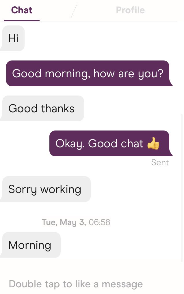 I can’t even with the worlds most boring conversation 🥱 #OnlineDatingSucks #HingeFail