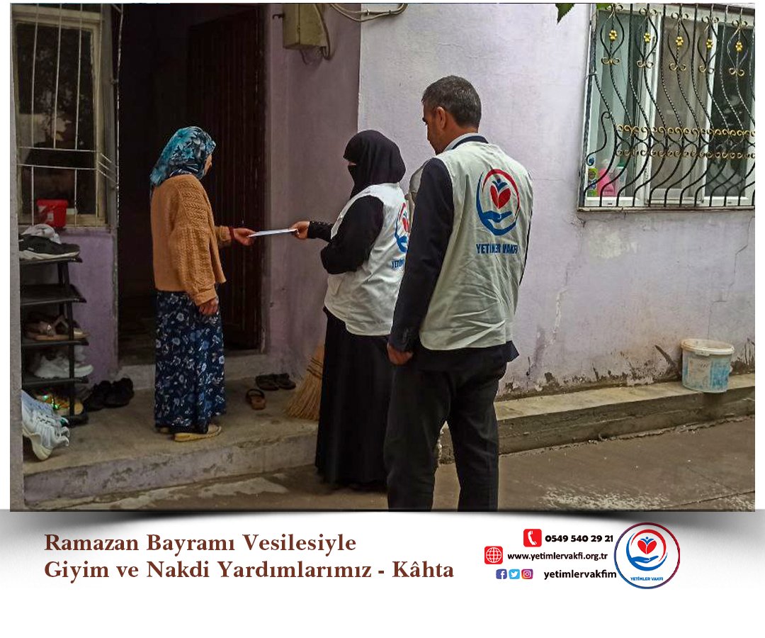 YetimlerVakfim's tweet photo. Yetimler Vakfı #Kâhta temsilciliğimiz #RamazanBayramı ‘nda onlarca yetim kardeşimizi giydirip yetim ailelere nakdi yardım desteğinde bulunarak mutluluklarına vesile oldu. 

kendilerine ve hayırseverlerimize teşekkür ederiz. 

📱0549 540 29 21 

📍Kâhta https://t.co/onYiVuSnWj