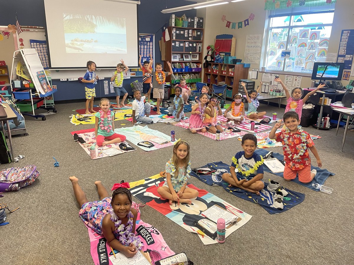 We are kickin’ back at the beach today reviewing what we have learned and dreaming of summer. <a href="/HumbleISD/">Humble ISD</a> <a href="/HumbleISD_ASE/">Atascocita Springs</a> <a href="/AmandaPrice001/">Amanda Price</a> <a href="/DanielA28767366/">Daniel Anderson</a> #Kindergarten #readyforsummer #surfingintofirstgrade