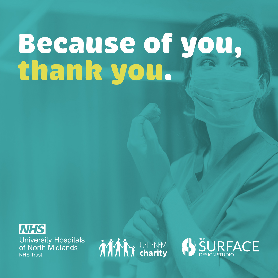 UHNMCharity's tweet photo. You can still feature in a landmark artwork project at @UHNM_NHS to commemorate the covid-19 pandemic whilst raising funds to improve patient care &amp; experience. 

We're creating a legacy mural made up of 100's of photos ➡️ https://t.co/YIVUGyg8Nb

💙🌈

#becauseyou
@PlinkfizzUK https://t.co/SSbzIsNiRp