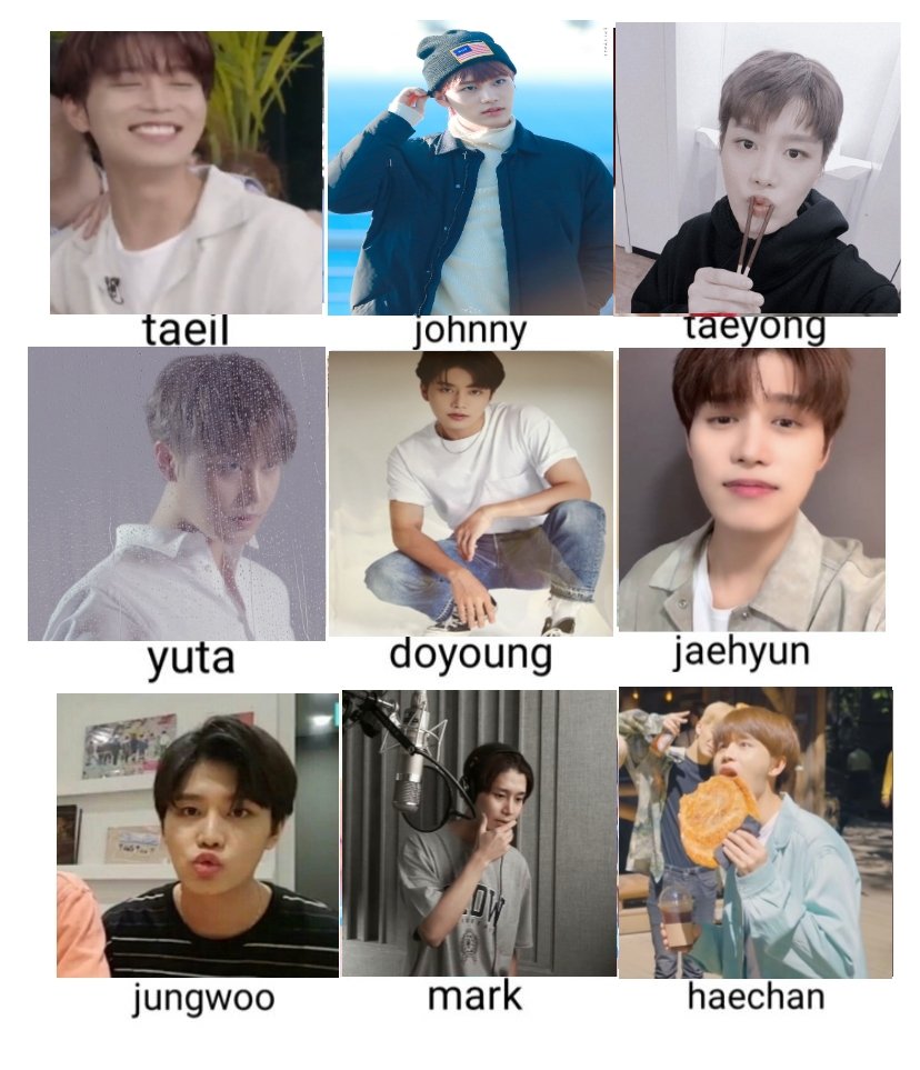 moonidance's tweet photo. NCT 127 except everyone is taeil https://t.co/ya8lFwI5Qy