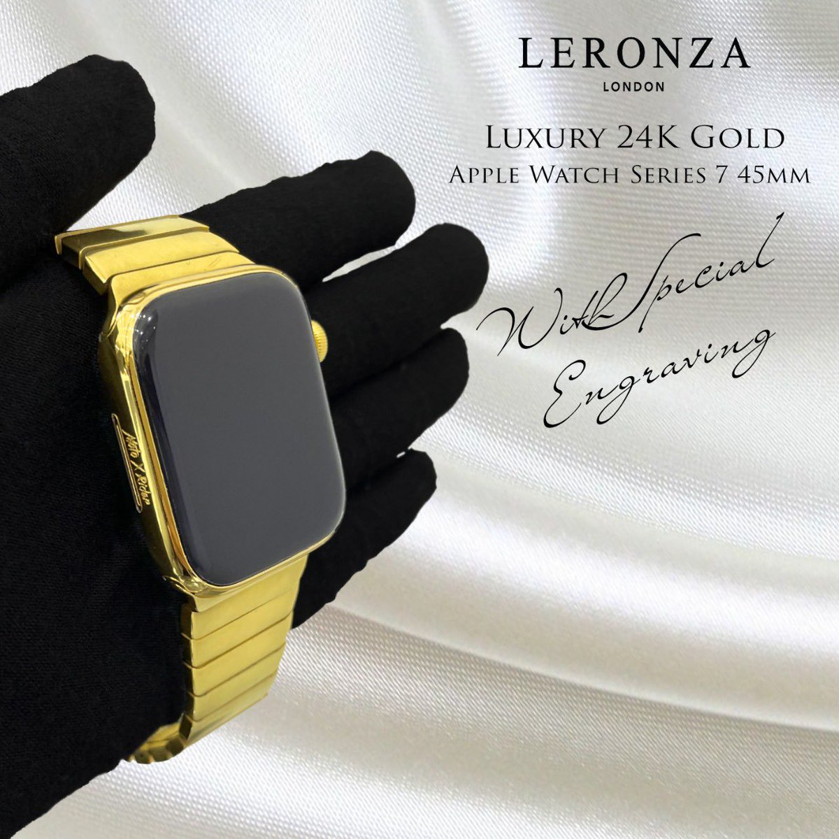 Luxury fashion on your wrist, customize your Apple Watch 7 into 24K Gold.  Call us now! #apple #AppleMusic #IGOT7 #WATCH #gifts #GOLD #luxury #FIFA22  #MiamiGP #viral #NUFC #WearTheMoment #Bitcoin #CincodeMayo #nsfwtwt