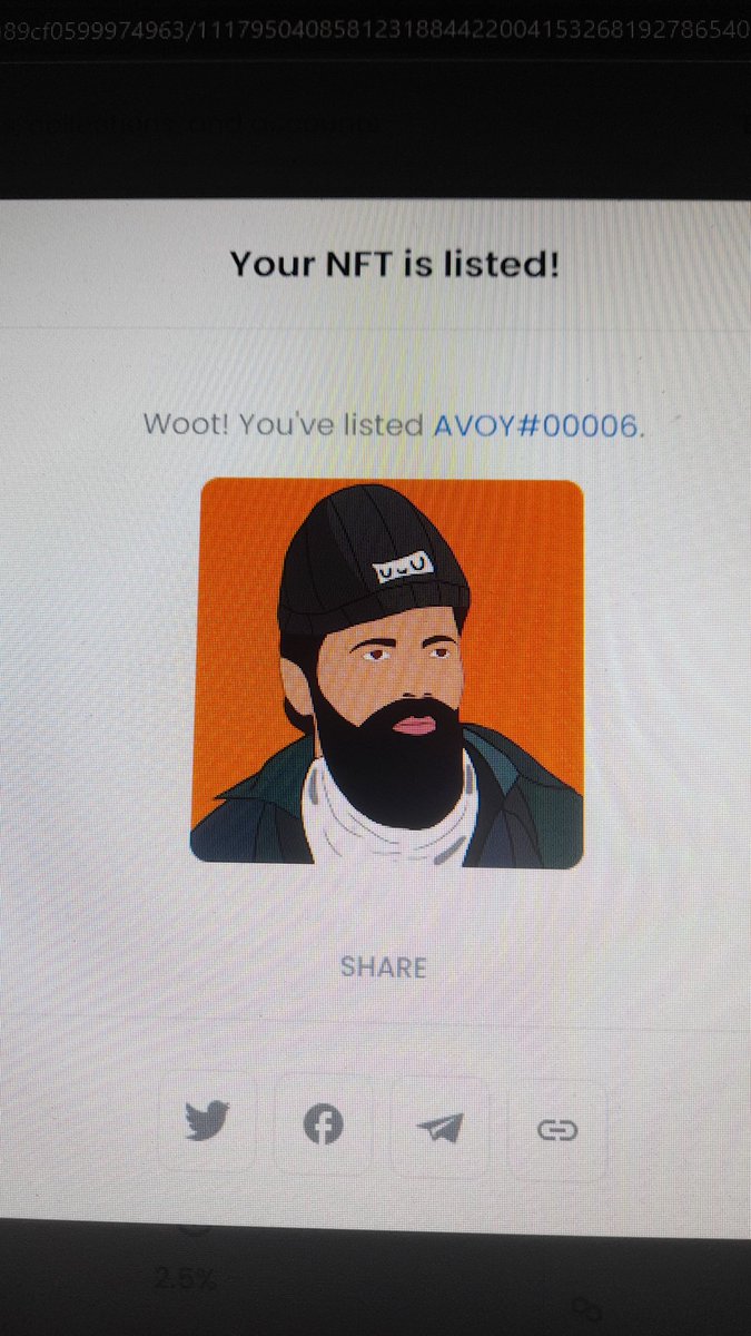 Listed this #NFT for 0.005ETH on polygon blockchain🔗
Link below👇👇
opensea.io/AVOY_

#NFTs #NFTCommunity #NFTGiveaway  #nftcollector #nftart