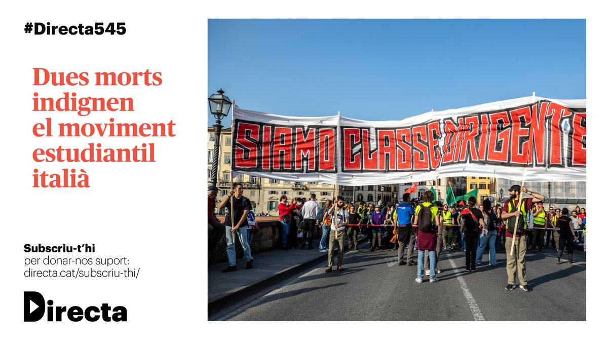La_Directa's tweet photo. #EnObert | Algunes manifestacions, sobretot a Milà, van acabar amb aldarulls entre estudiants i policies, als quals s’ha criticat molt per la duresa de les càrregues
▶️ https://t.co/6Z0kGvxalp
✍️ Alessandro Stoppoloni
#Directa545
#RodaElMón https://t.co/ovKWC14uuU