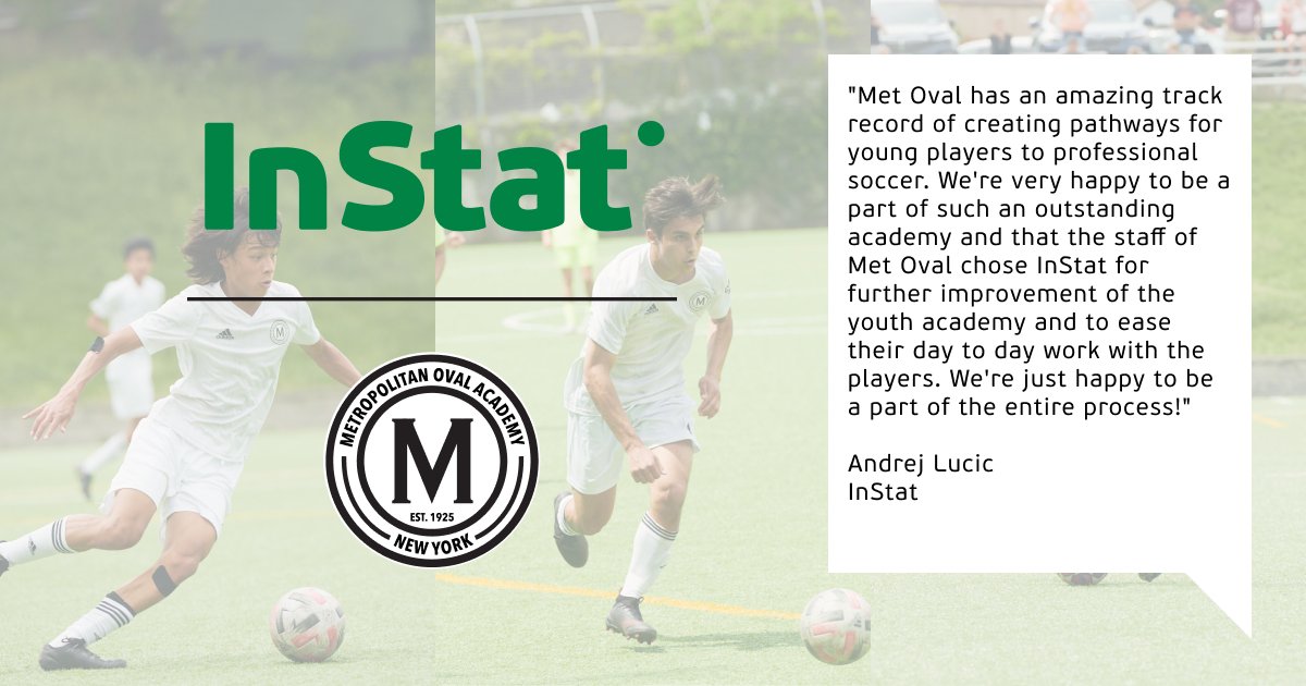 Hudl_Football's tweet photo. We are proud to have partnered with 
@Met_Oval
 
#InStatFamily #InStat https://t.co/DB2lyCBKPR