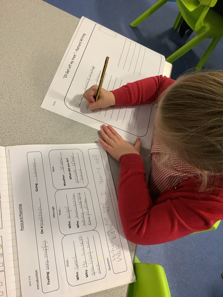 IPMATGroveLea's tweet photo. It’s time to put our planning into a postcard in our big write this week! #postcardwriting #bigwrite https://t.co/z9drE9uyBi
