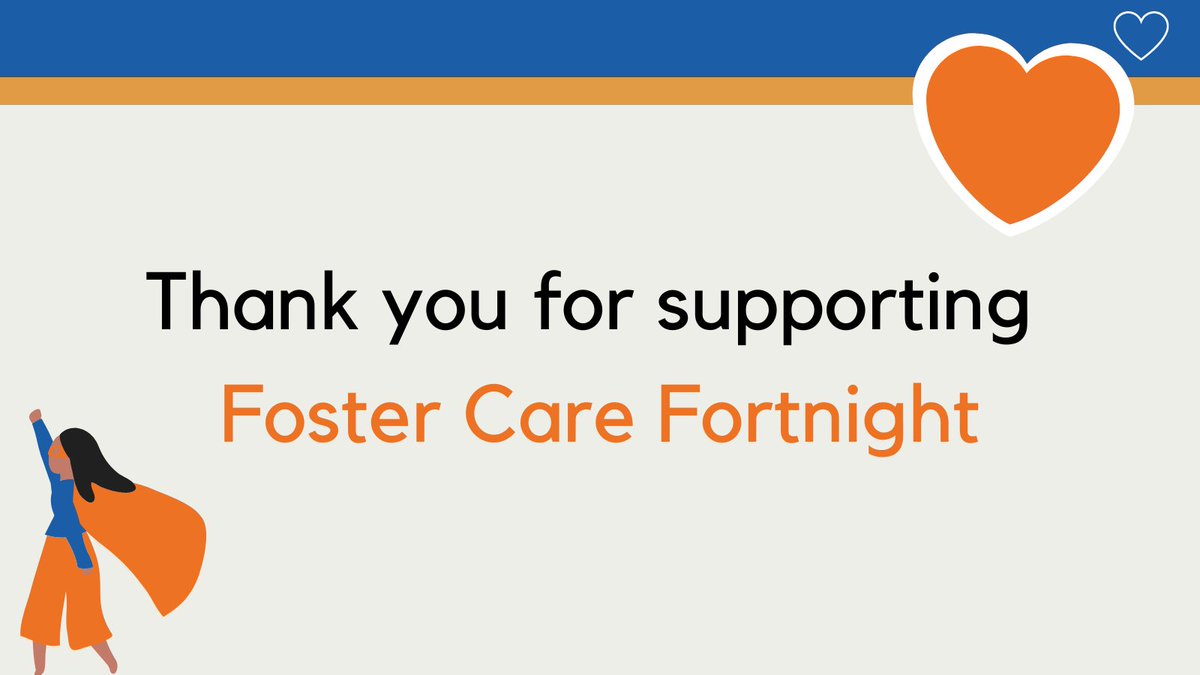 Thank you to everyone who has supported the campaign over the last two weeks and helped us to shine a spotlight on the brilliant foster care in North Tyneside 👏

Don’t forget, if you’d like to find out more you can give us a call on 0191 643 2540. 

#FCF22 #FosteringCommunities
