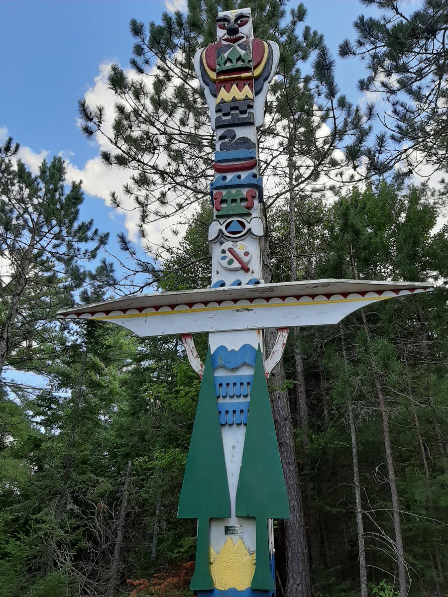 gregpeach's tweet photo. Have been following a great account   about #tomthomson by @TTLastSpring  We did a trip in @Algonquin_PP in July of 2020 and took pics when we visited his memorial cairn. https://t.co/5hLWWLXDdM
