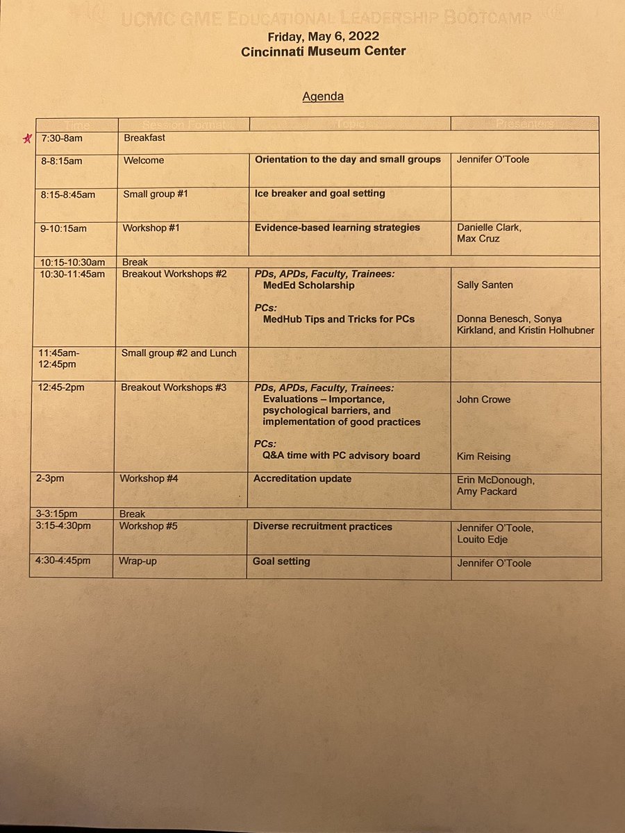 ledje's tweet photo. Fired up and ready to go! We have a full room of eager educators looking forward learning from,and collaborating with, each other for the good of our medical community.(4pics) @uc_health #ucgmebootcamp @UCincyMedicine https://t.co/ALtpEqQOJZ