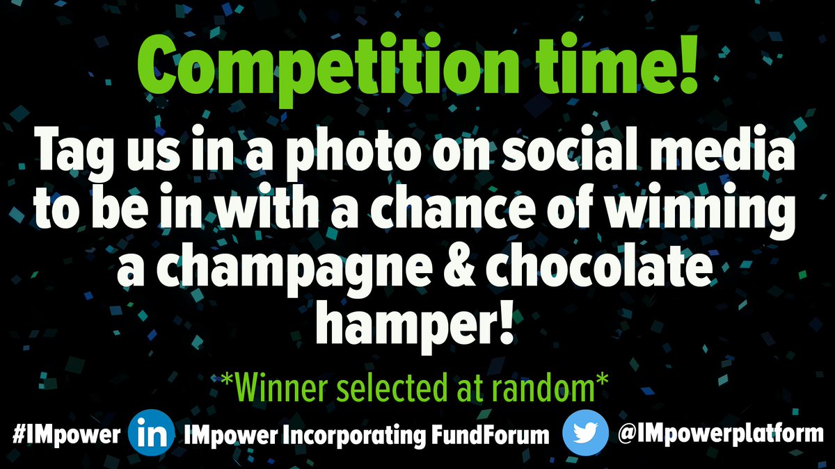 IMpowerplatform's tweet image. During IMpower next week, you could be in with a chance of winning a champagne &amp;amp; chocolate hamper!

Share a photo on social media and tag us whilst at our event and be entered into the competition. The winner will be picked at random. You must also be following our social page!