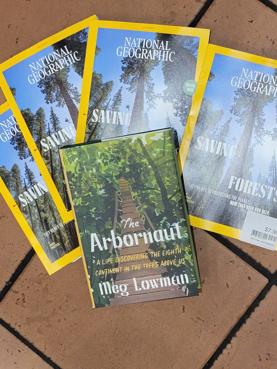 BN_ElmiraNY's tweet photo. Elmira native Meg Lowman, aka @canopymeg , graces the cover of National Geographic this month. Stop by to grab a copy while they are in stock!
#myweekendisbooked #bn_elmirany #canopymeg #trees https://t.co/dEzeWStZwm