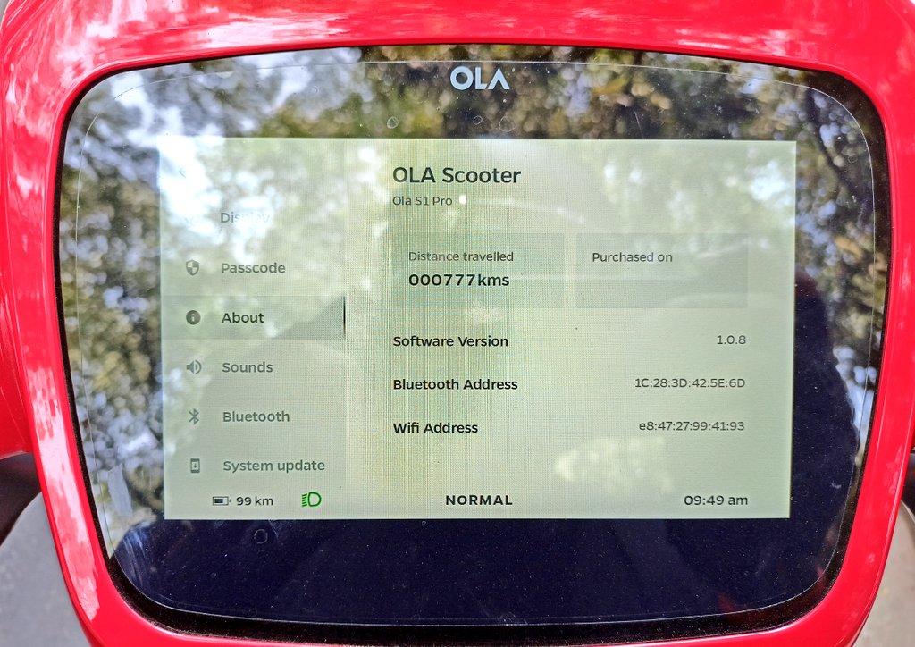RahulAcharyaBH's tweet photo. Completed 777 kms on my 7777 Ola π
#double7double7 #triple7
@bhash @OlaElectric https://t.co/BNU1hLo0PE