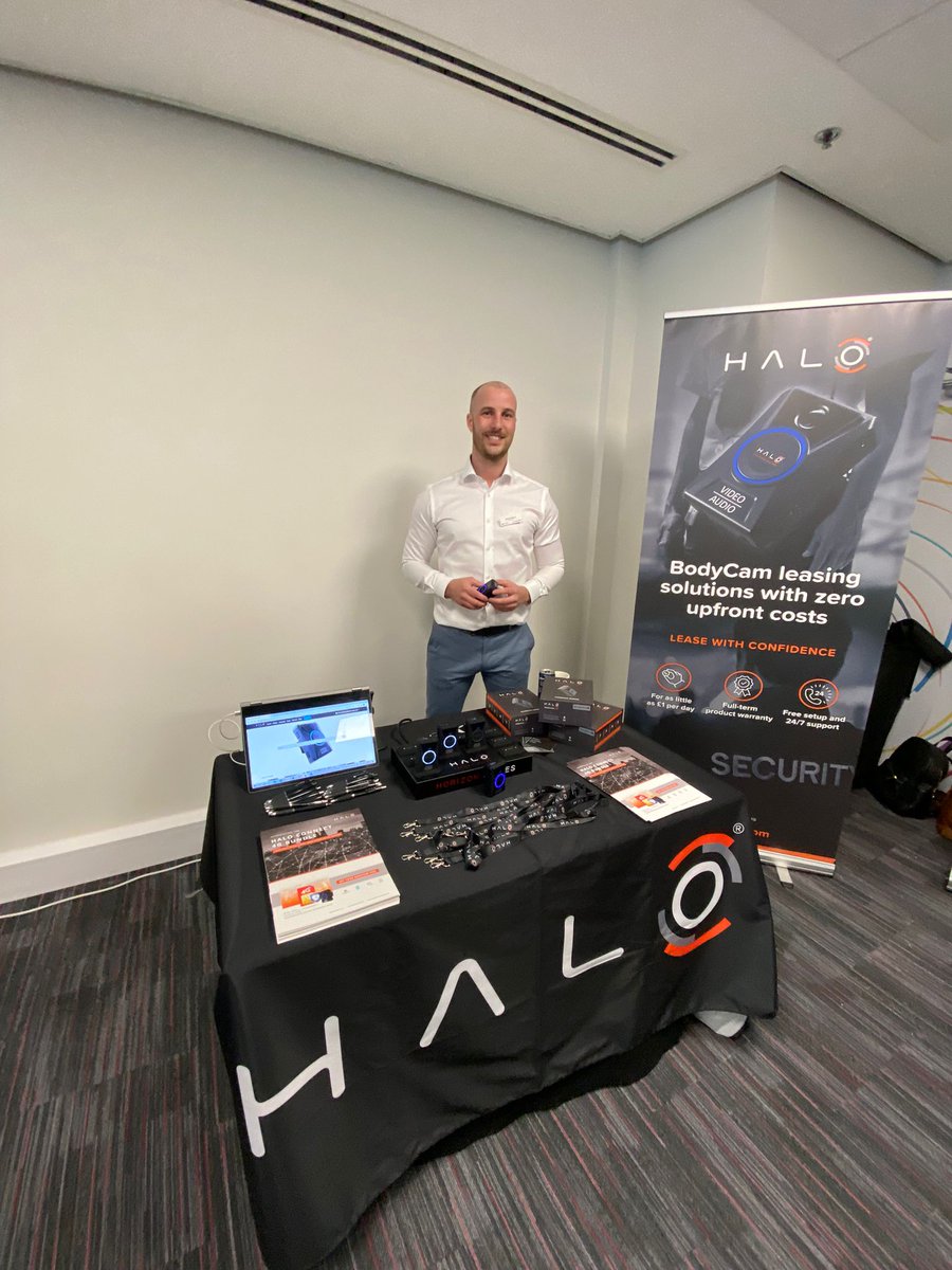 HALOSBodyCams's tweet photo. Yesterday, the HALO team attended OCS Group's UK Security Summit - a great opportunity to showcase our body-worn technology and latest developments with OCS and their wider customer base.
Discover more at: https://t.co/T7R4if4VbN
#BeyondBodyCams #OCS #FacilitiesManagement https://t.co/SIyZ7Ivpqy