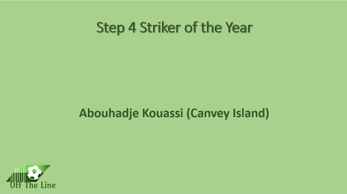 OffTheLineBlog's tweet image. Our #NonLeague Step 4 Striker of the Year, as voted for by the fans. 

@CIFC striker Abouhadje Kouassi

Congratulations Abouhadje!